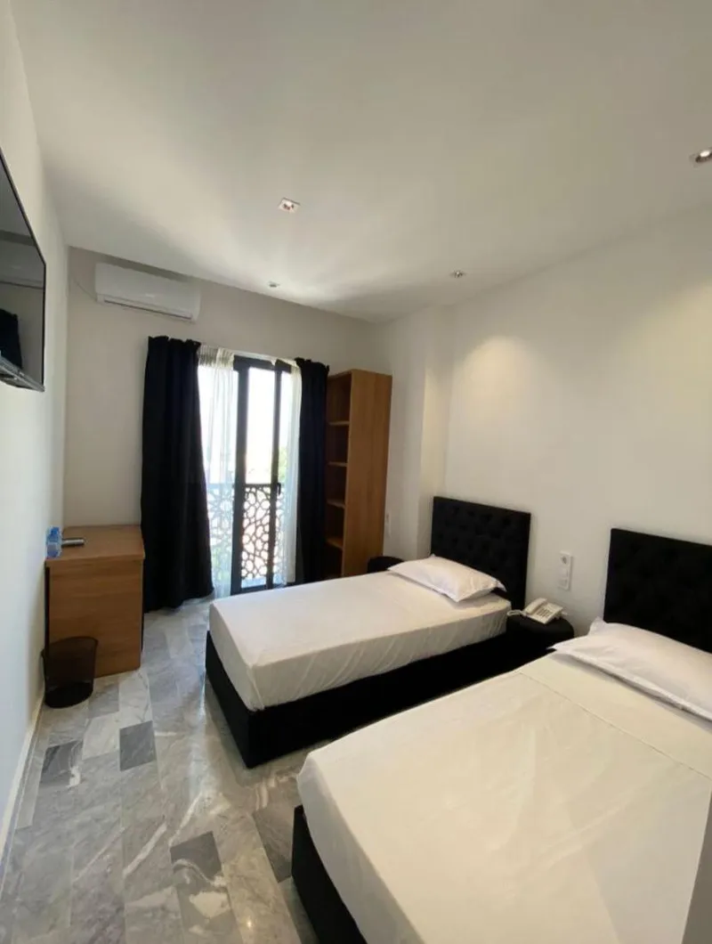 Hôtel Tlemcen Médina, Tlemcen — Chambre Twin avec vue